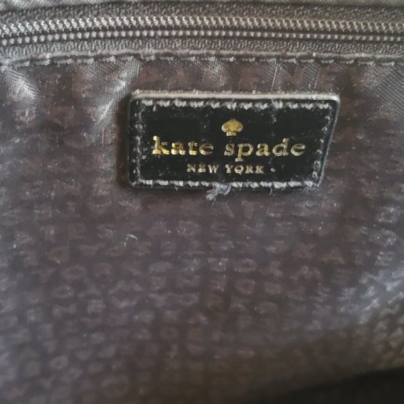 Kate Spade Elissa Black Croc Large Tote Excellent - Picture 7 of 16